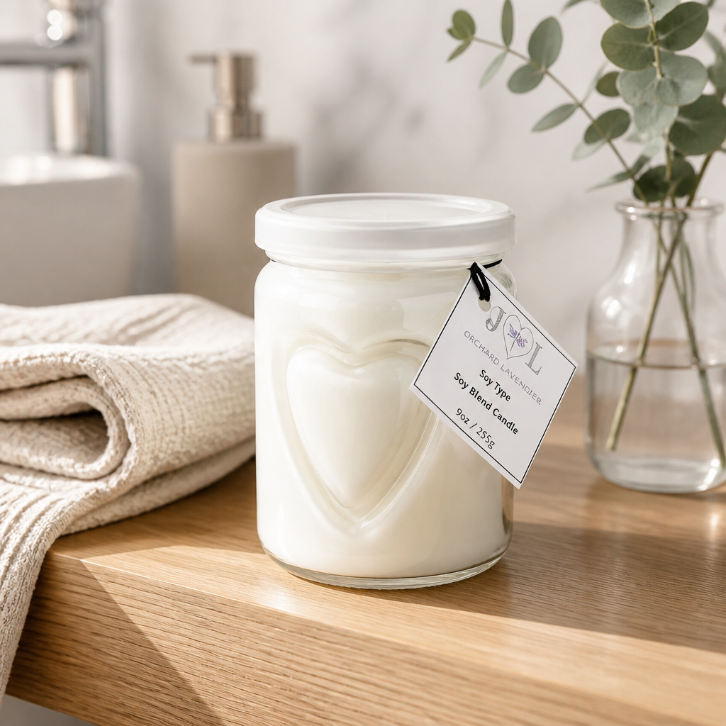 Heart 200g Soy Wax Candle